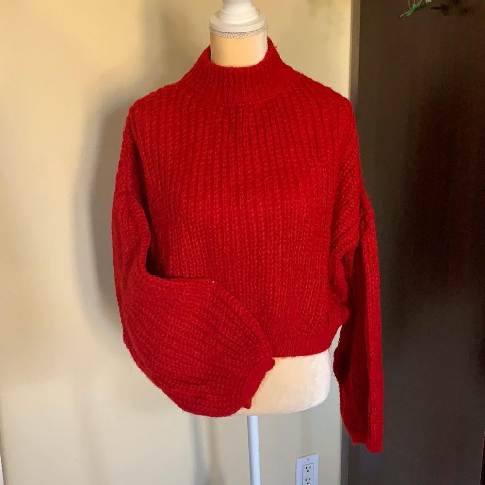 Over sized knit sweater